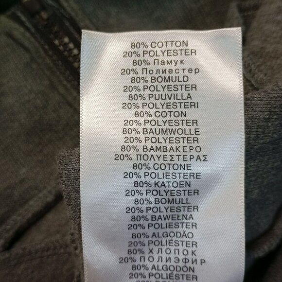 Ben Sherman Heritage Sweaters Charcoal Gray Zip Up Men Warm Layer Coat Sz L - Picture 4 of 11